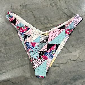 Frankie’s bikini patchwork bikini bottom